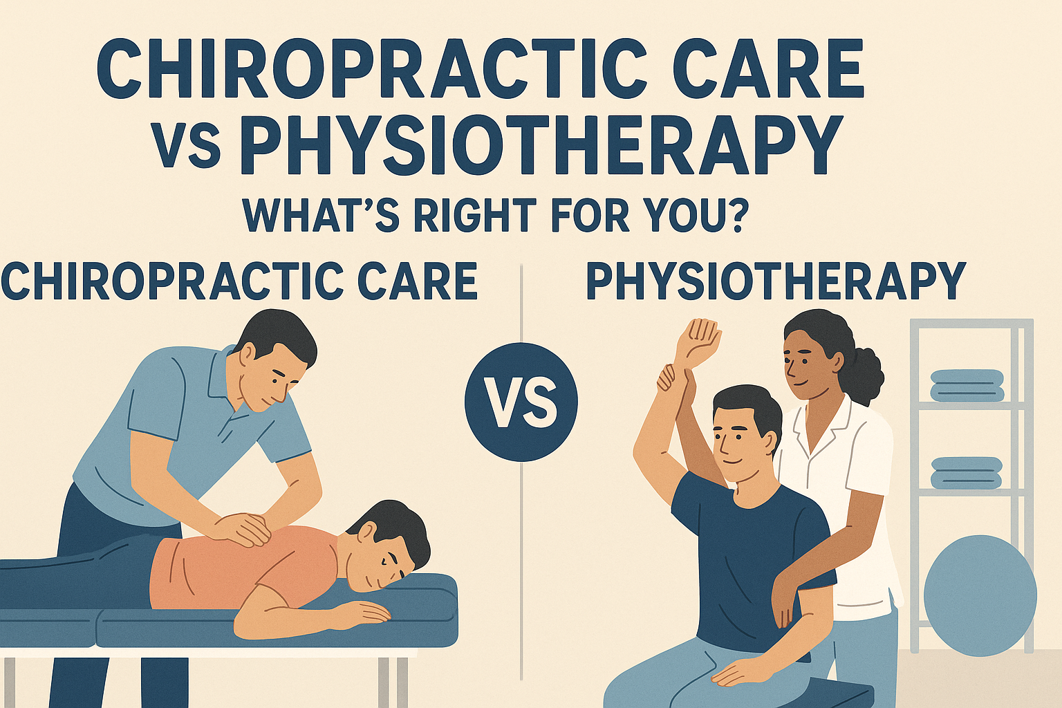 You are currently viewing Chiropractor Care vs Physiotherapy – What’s Right for You?