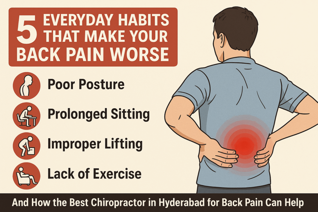 best chiropractor in Hyderabad for back pain