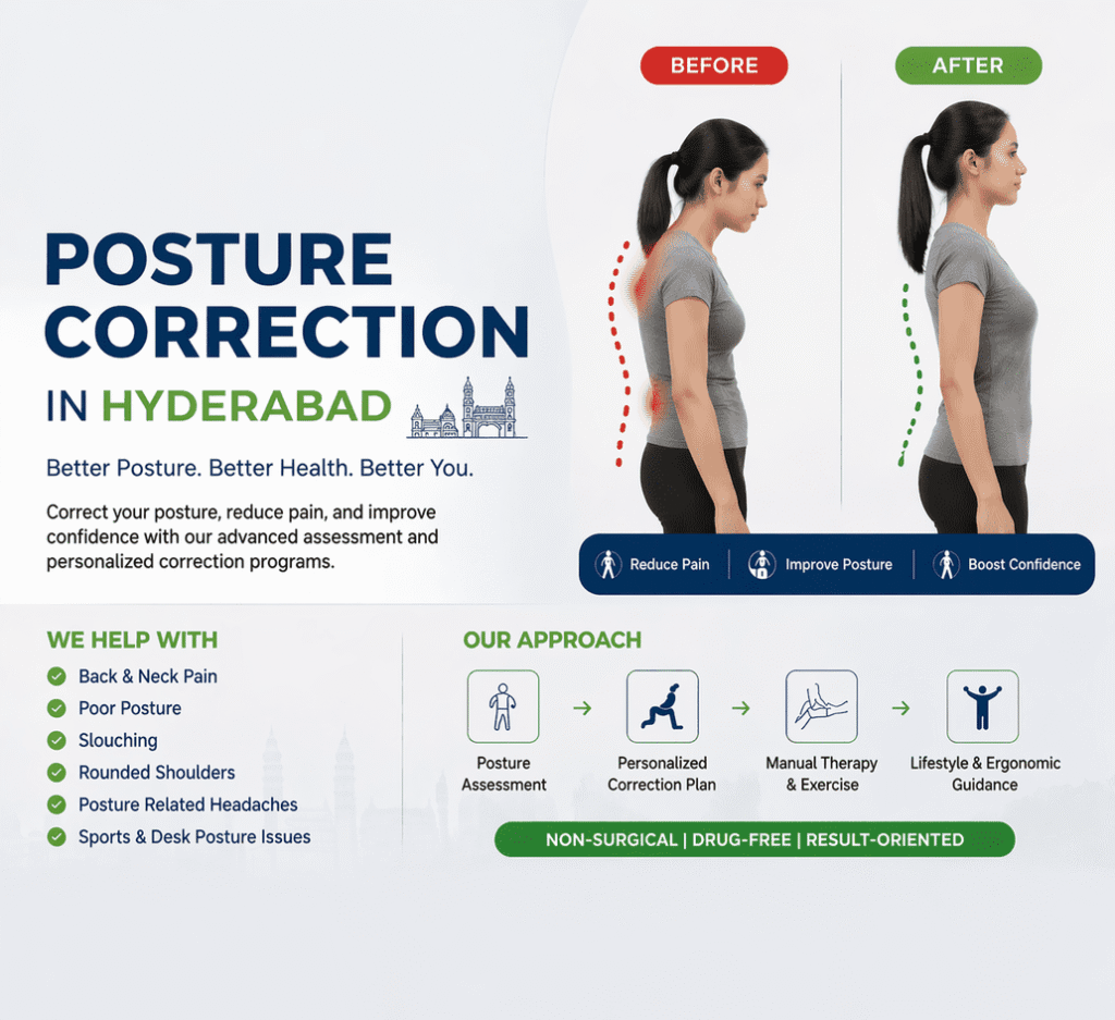 Posture Correction in Hyderabad: Common Problems We See Daily
