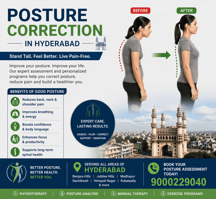 Posture correction in Hyderabad.