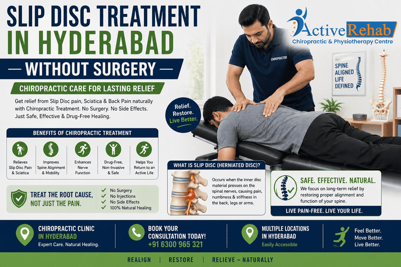 Slip Disc Treatment in Hyderabad Without Surgery.
