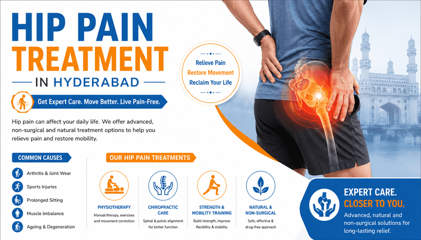 Hip Pain Treatment in Hyderabad Without Surgery