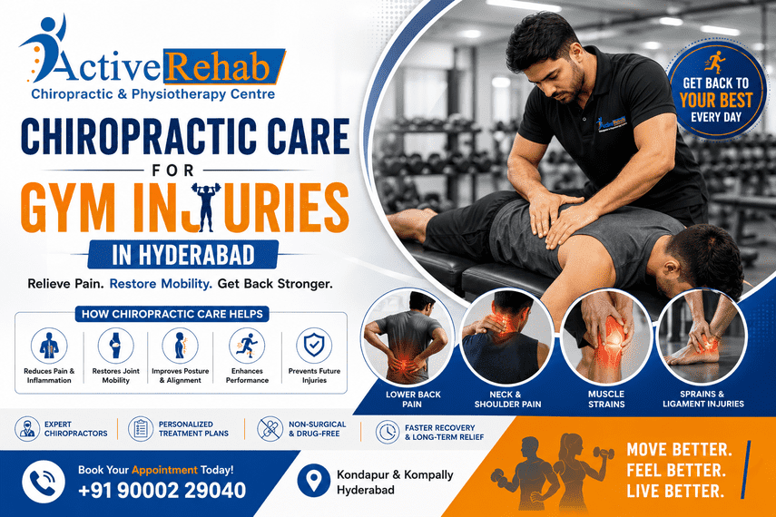 Chiropractic Care for Gym Injuries in Hyderabad