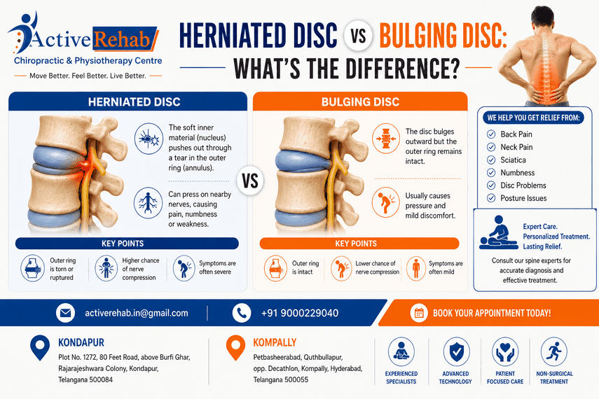 Herniated Disc vs Bulging Disc