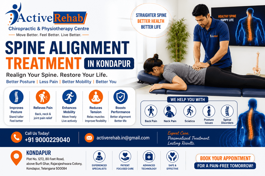Spine Alignment Treatment in Kondapur