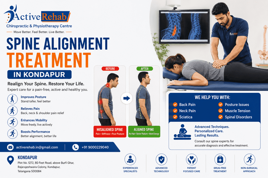 Spine Alignment Treatment in Kondapur