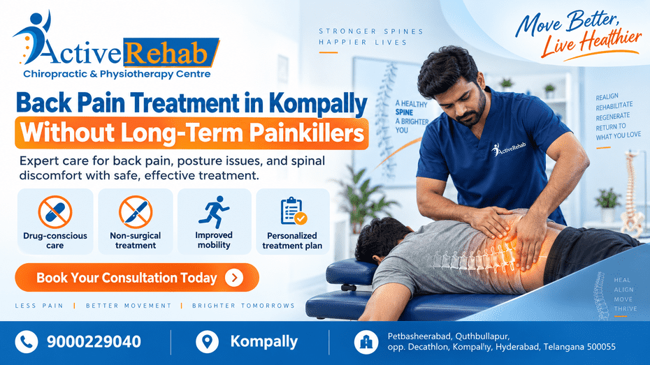 Back Pain Treatment in Kompally Without Painkillers