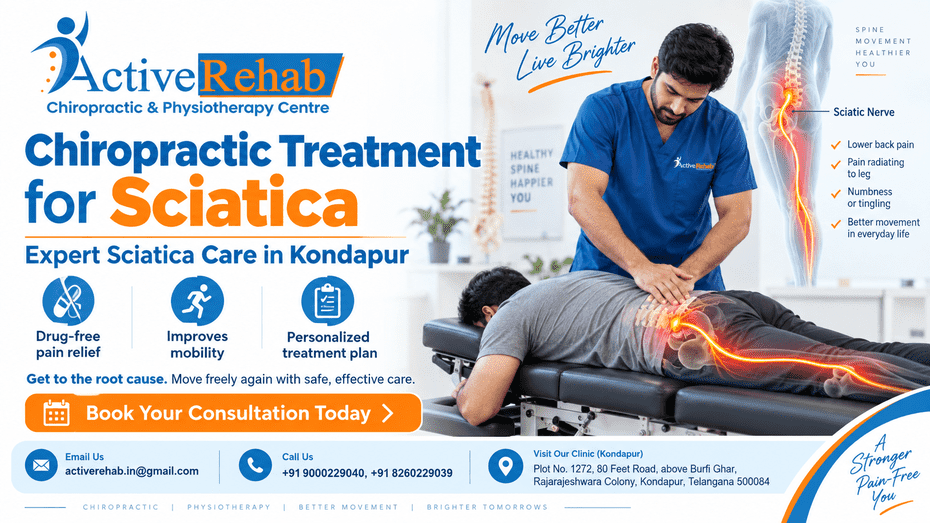 Chiropractic Treatment for Sciatica in Kondapur