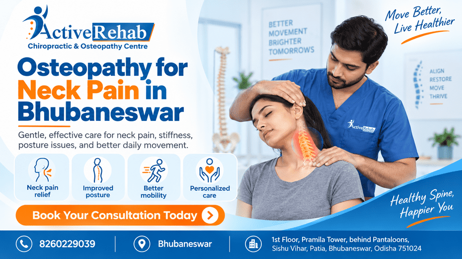 Read more about the article Osteopathy for Neck Pain in Bhubaneswar