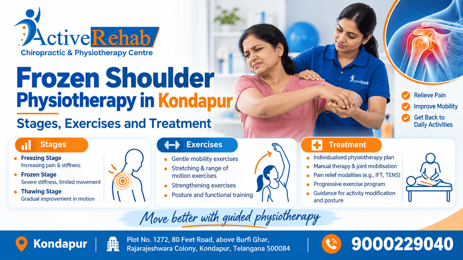 Frozen Shoulder Physiotherapy in Kondapur
