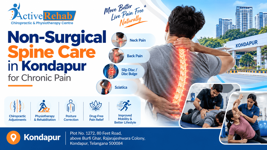 Read more about the article Non-Surgical Spine Care in Kondapur for Chronic Pain